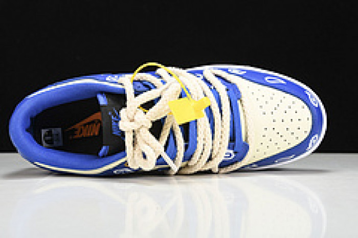 NIKE DUNK LOW RETRO BLACK/YPER COBALTWHTE DD1931-001