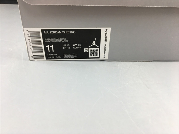 AIR JORDAN 13 RETRO BLACK ISLAND GREEN 414571-030